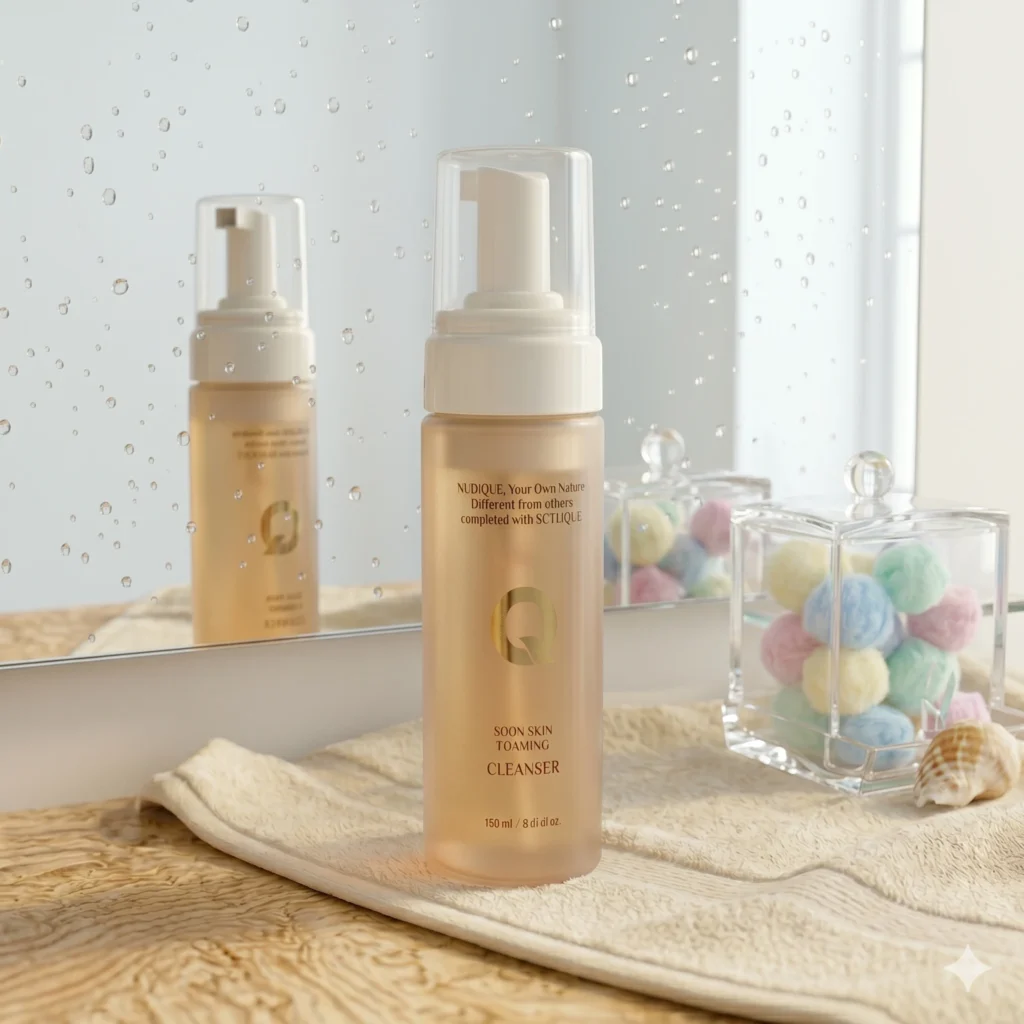 NUDIQUE SOON SKIN FOAMING CLEANSER - נודיק סון סקין - תכשיר ניקוי מקציף